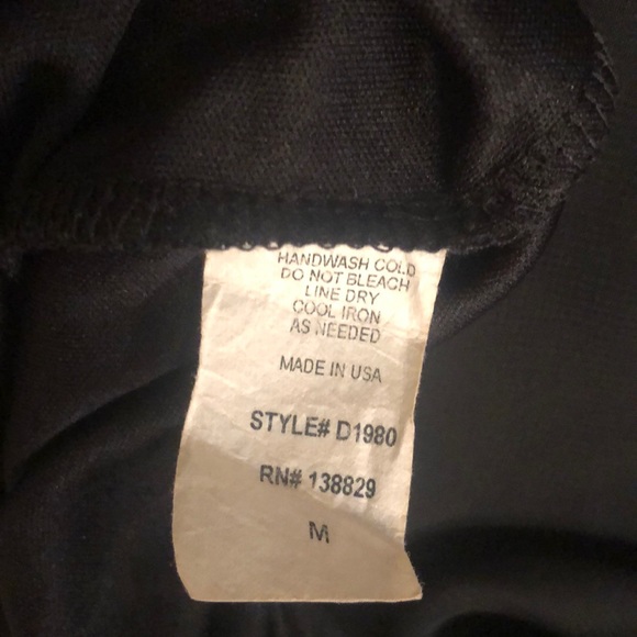 Peach Royal black maxi dress, size medium - Picture 6 of 6